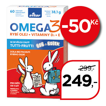 Vitar Kids Omega 3 +vitaminy D3 + E