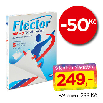 Flector® EP Tissugel  180 mg léčivá náplast