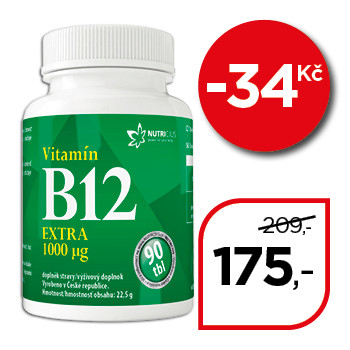 Vitamín B12 EXTRA 1000