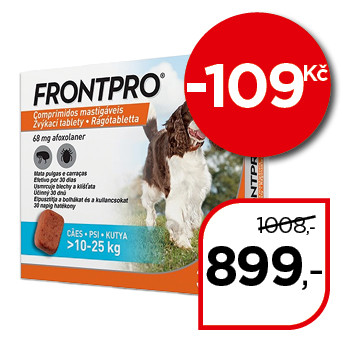 FRONTPRO® antiparazitární žvýkací tablety pro psy (2-4 kg)