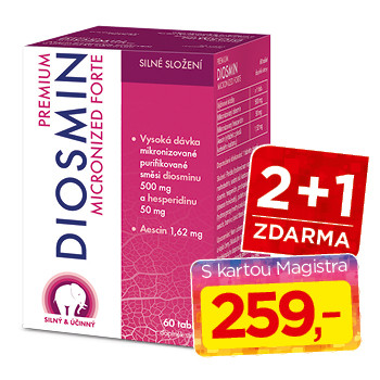 Premium Diosmin Micronized FORTE 1+1 ZDARMA
