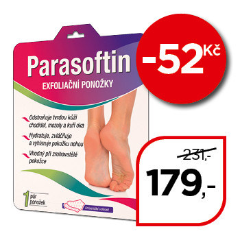 Parasoftin exfoliační ponožky