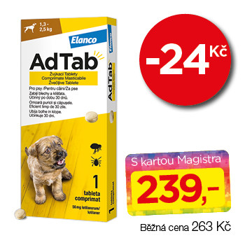 AdTab 56mg žvýkací tableta pro psy
