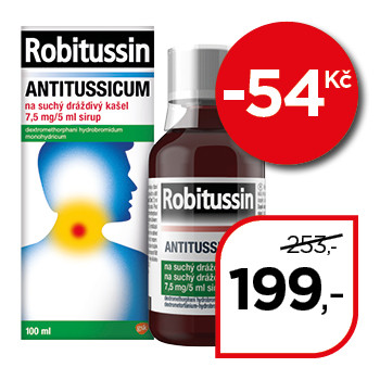 Robitussin Antitussicum na suchý dráždivý kašel