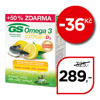 GS Omega 3 Citrus + vitamin D3