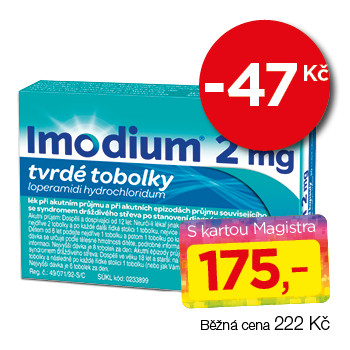 Imodium® 2 mg tvrdé tobolky